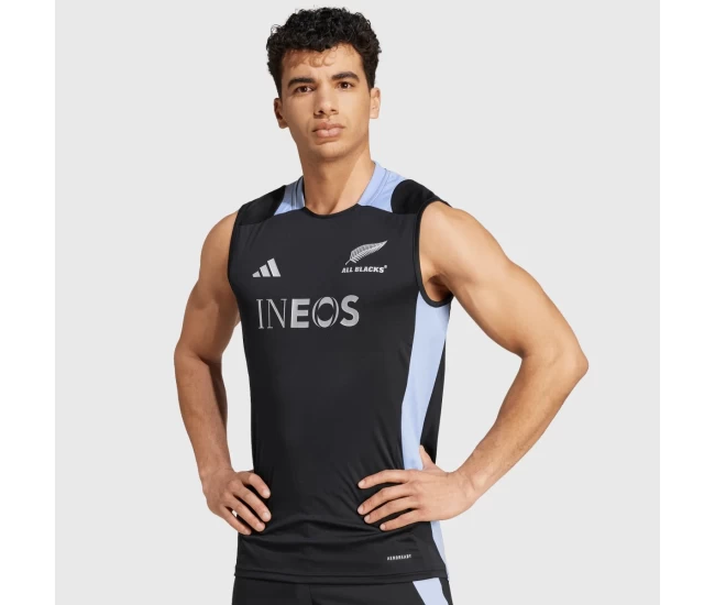 2024 All Blacks Rugby Mens Black Singlet 