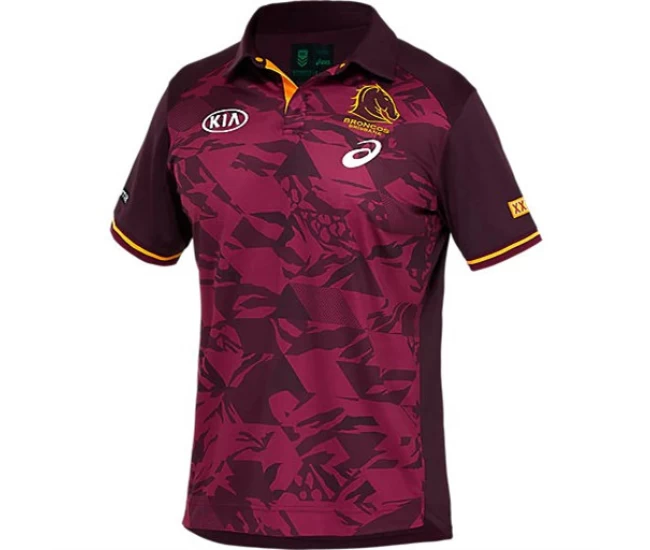 Brisbane Broncos Training Polo Shirt 2021