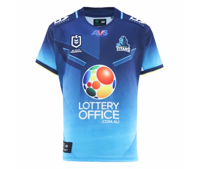 2025 Gold Coast Titans Rugby Men's Home Jersey