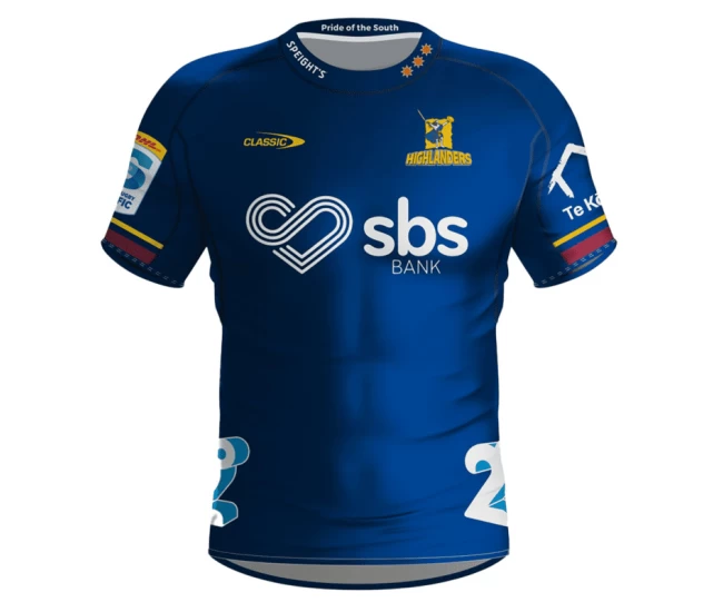 2024 Highlanders Rugby Mens Home Jersey