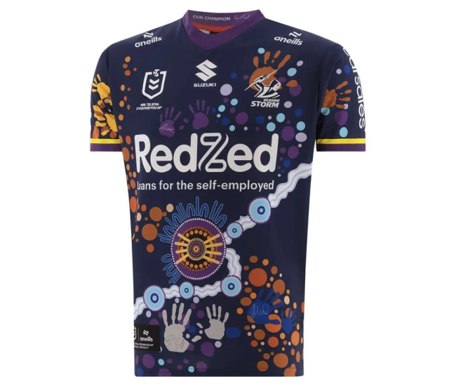 2024 Melbourne Storm Rugby Mens Indigenous Jersey