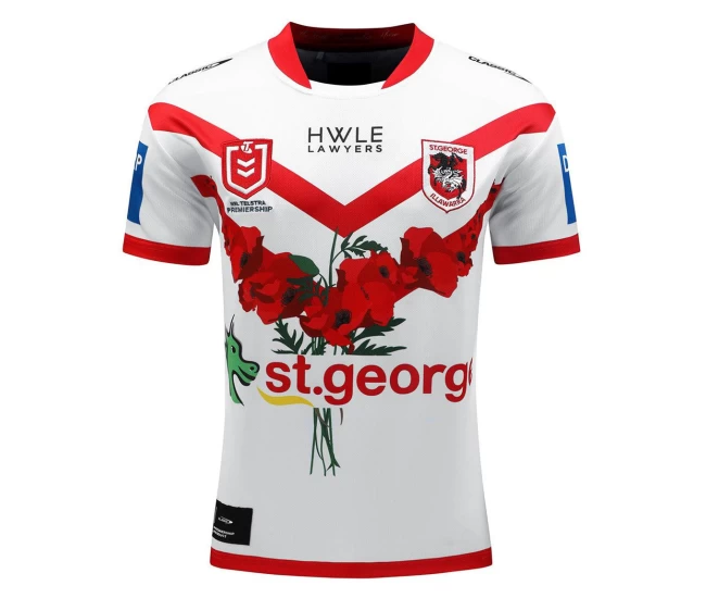 2024 St George Illawarra Dragons Rugby Mens Commemorative Jersey